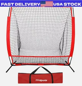 5'x5' Portable Baseball Net Softball Practice Batting Training Net w/ Bag