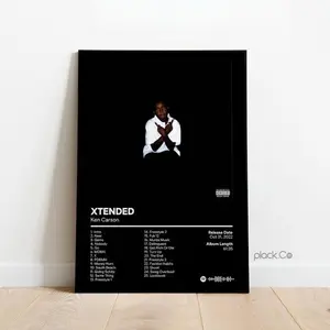 Ken Carson - Xtended - Custom Album Poster - Hip Hop 