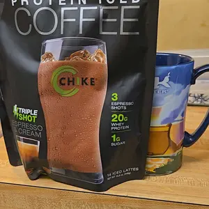 Chike Protein Iced Coffee Decaf Cappuccino Flavor 20g Whey Protein 2 Espresso Shots Low Sugar US Made High Protein Coffee