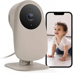 Nooie Baby Monitor with Crying Detection, Camera, Audio 1080P Night Vision, Motion & Sound Detection, 2.4G WiFi, Works with Alexa