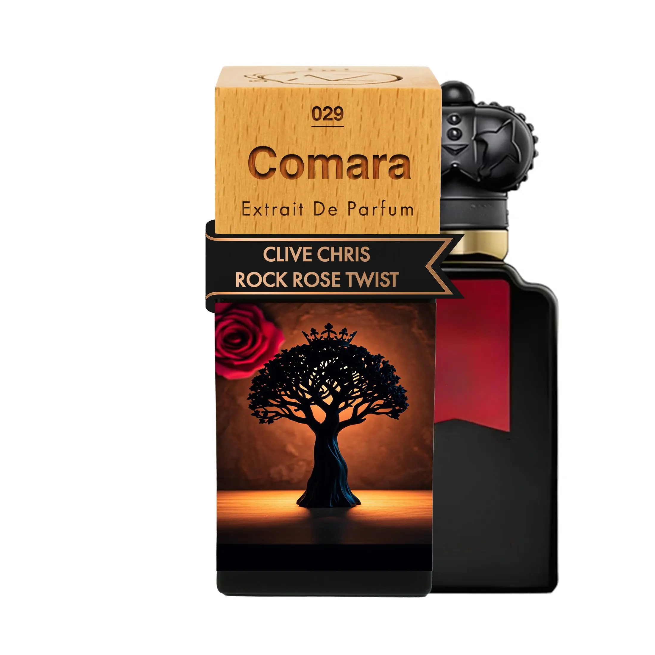 Comara N°29  | Men | Az | Extrait De Parfum | Pink Pepper, Artemisia, Black Pepper, White Pepper,Damask Rose, Jasmine, Patchouli, Vetiver, Cedar, Vanilla.