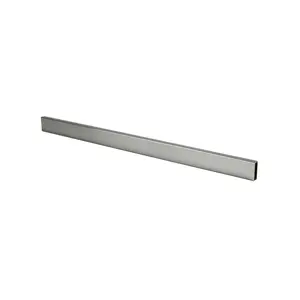 Econoco  4 ft. x 0.5 x 1.5 in. Rectangular Tubing - Chrome