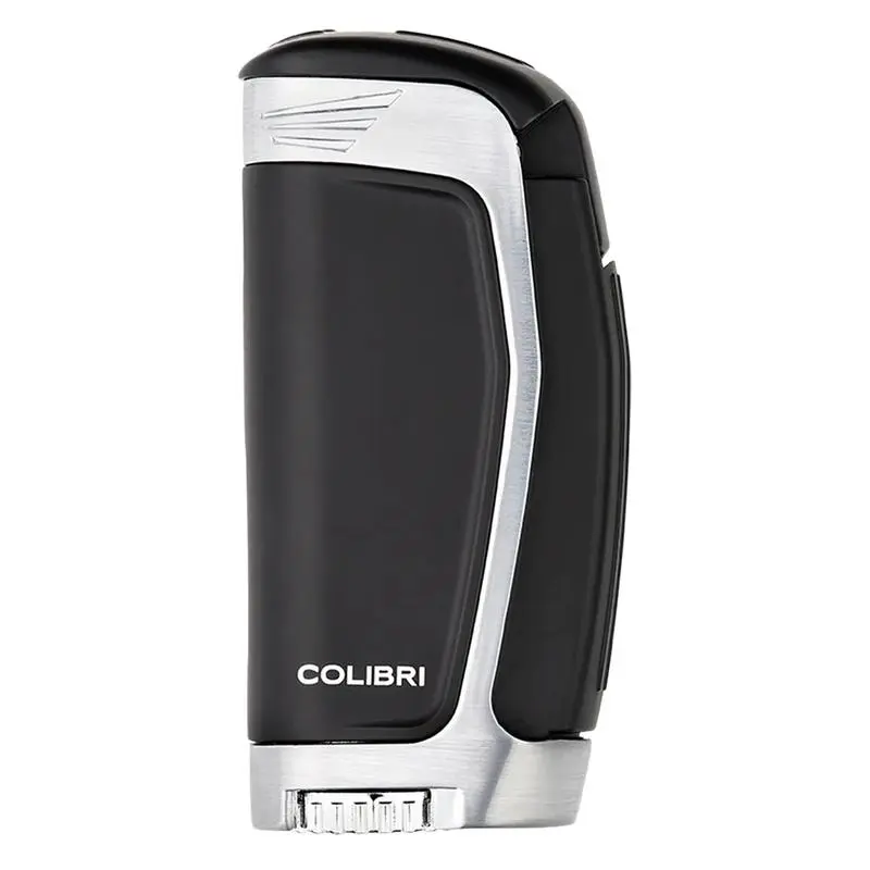 Colibri E3 Triple Jet Lighter Black Chrome