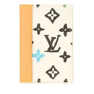 Pre-owned Louis Vuitton Canvas Small Leather Goods Organizer de Poche Monogram Card Case