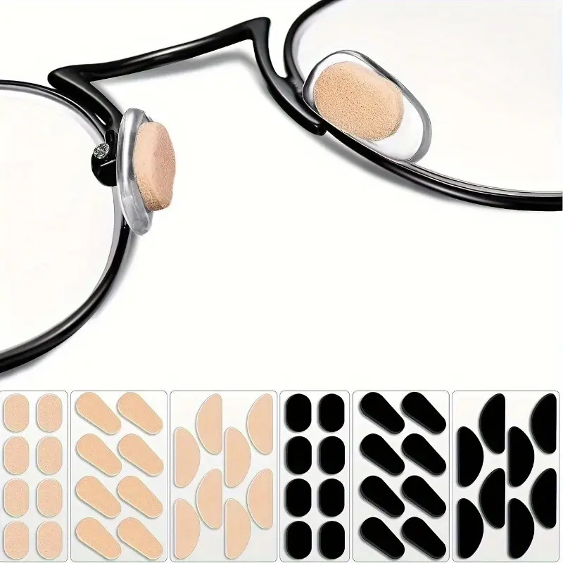 80pcs Soft Foam Nose Pads - EVA Self-Adhesive, Non-Slip & Comfortable for Fashion Glasses and Reading Glasses, Eyeglasses Nose Pads