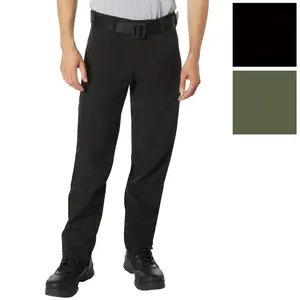 Men’s Active Flex Soft Shell Pants – Lightweight Stretch Water Resistant Trousers