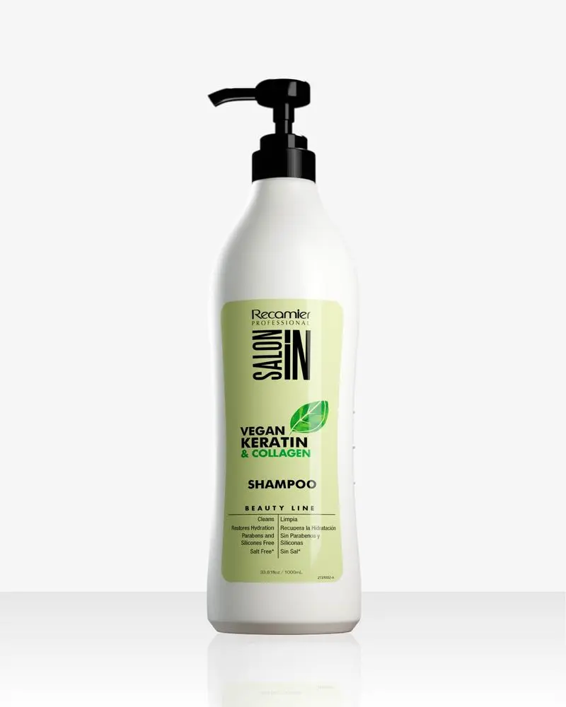 Recamier Salon In Shampoo Vegan Keratin Collagen x 1000 ml