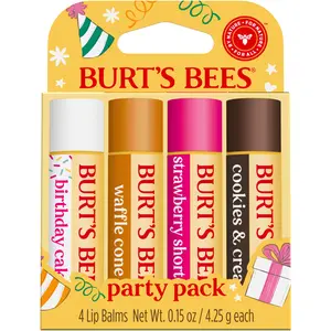 Burt's Bees Party Pack Lip Balm – 4 Pack Burt's Bees Party Pack Lip Balm – 4 Pack