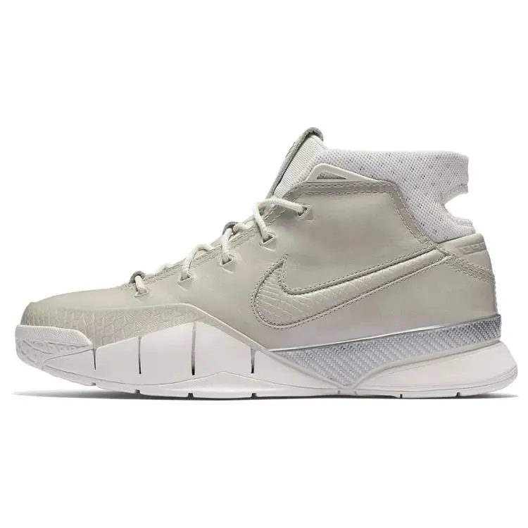 Nike Kobe 1 Black Mamba Collection Fade To Retro High Top Basketball Shoes Men's Off White 869451-110