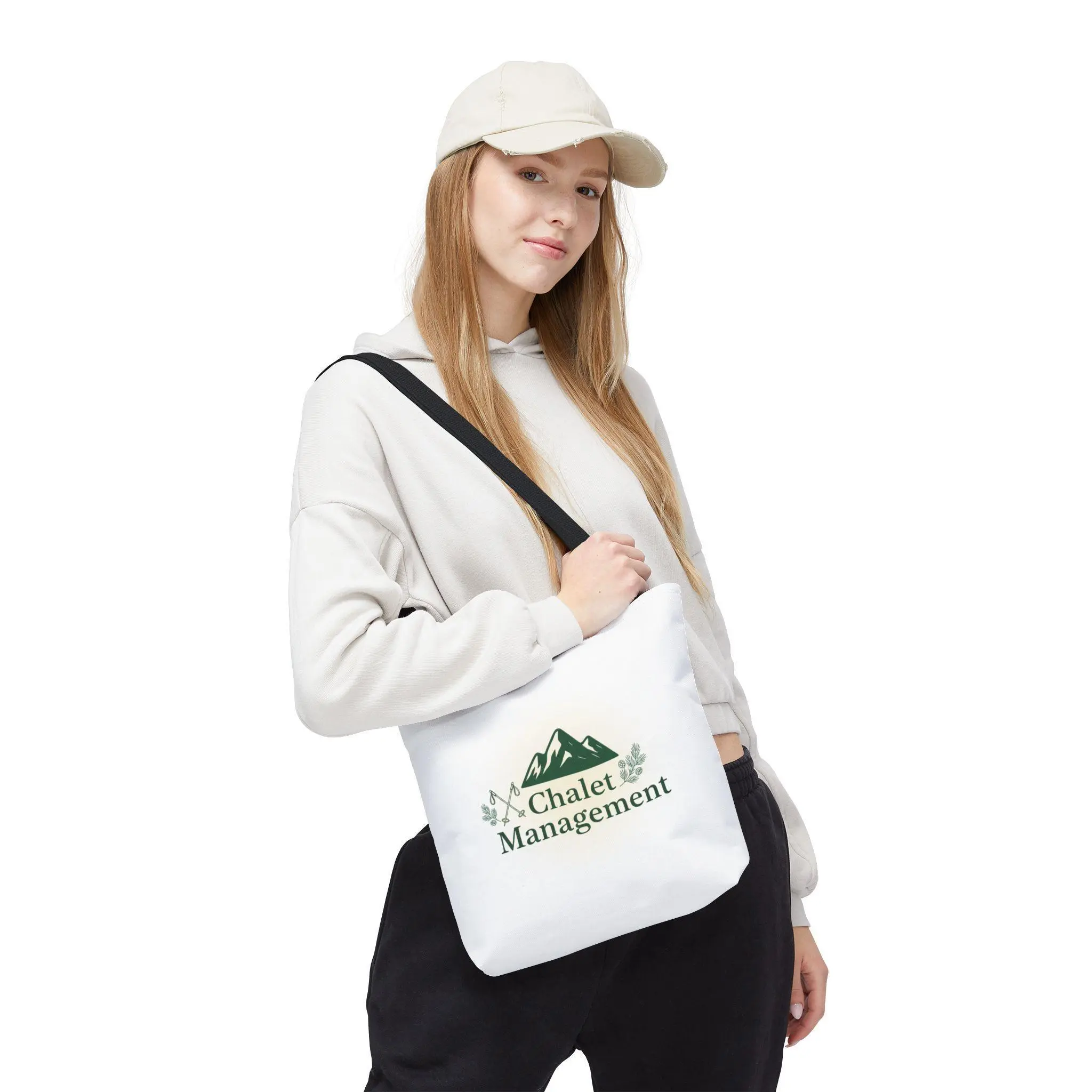 Chalet Management Tote Bag | Mountain Logo AOP Tote