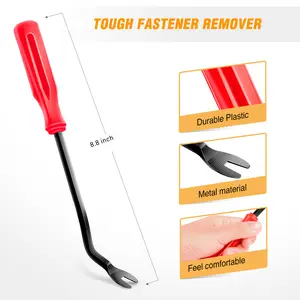 GOOACC 121PCS Fender Flare & Rocker Moulding Clip Assortment 6506007-AA 6030441 68039280-AA 6503598 Replacement for Jeep Wrangler Chrysler Ford GMC with Fastener Remover