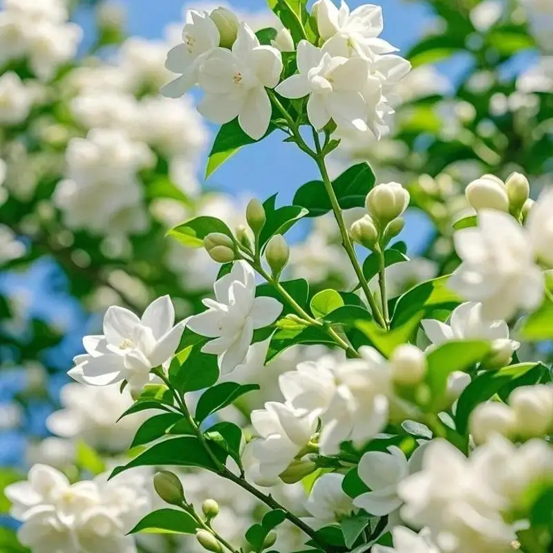 Jasmine Flower Seeds for Planting-Non-GMO Jasmine Plant Fragrant Flower Garden Home Climbing Jasmine Seeds