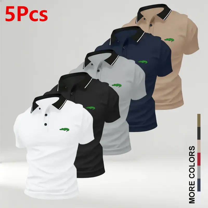 White + Black + Gray + Dark Blue + Khaki