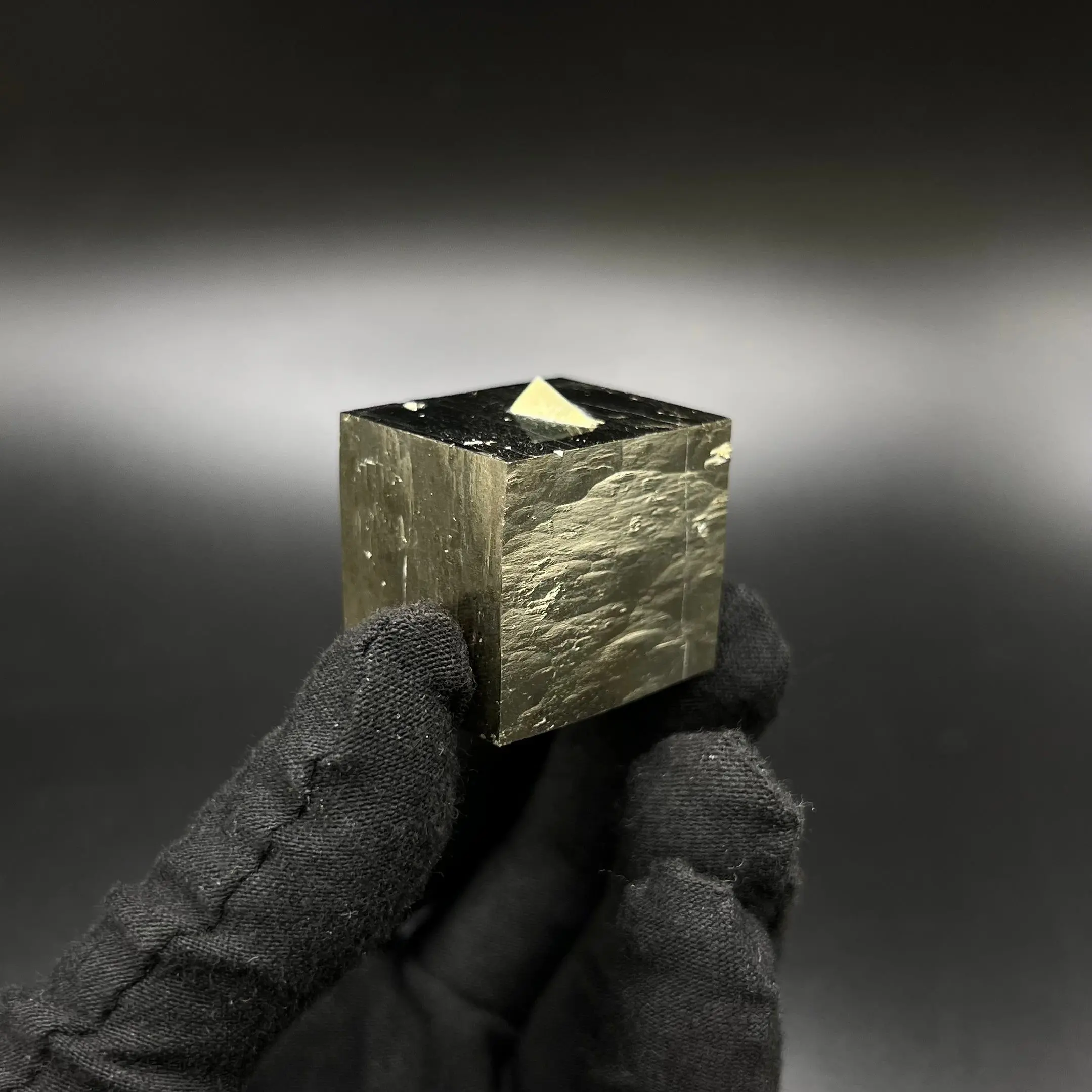 *Perfect Cubic Pyrite from Mina Ampliación A Victoria, Navajún, Spain.