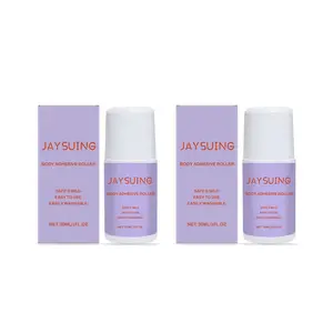 Jaysuing Anti-Showthrough Roll-On Glue (30ML*2), Non-Slip and Leak-Proof, Gentle Formula, Ideal for Daily Wear, Anti-Showthrough Adhesive