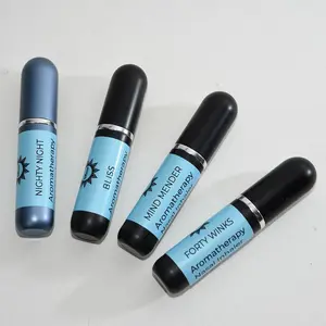 Aromatherapy Experience Nasal Inhaler Set - Portable Essential Oils for Relaxation & Wellness - Nighty Night, Forty Winks, Bliss, Mind Mender