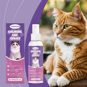 Yegbong Cat Care Spray, Calms Anxiety, Prevents Scratching and Urinating Issues, Gentle Pet Care Solution, Ideal for Cats