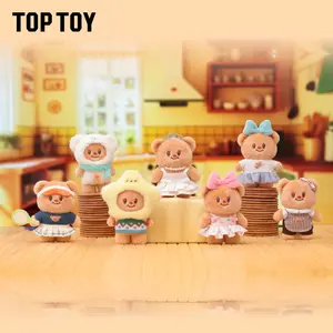 TOPTOY Genuine Butter Bear Versatile Window Plush Blind Box Cute Lovely Cartoon Pendant Ornament Exquisite Collectible Figure Stylish Desktop Decor Sweet Birthday Holiday Surprise Gift Perfect Present For Girls Fans Daily Decoration Accessory