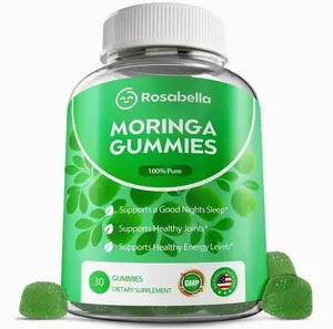 Moringa Gummies – Moringa Leaf Extract 1000mg Equivalent Per Serving – Natural Energy & Balance – Non-GMO, Gluten-Free Superfood Gummies for Women & Men – 30 Count