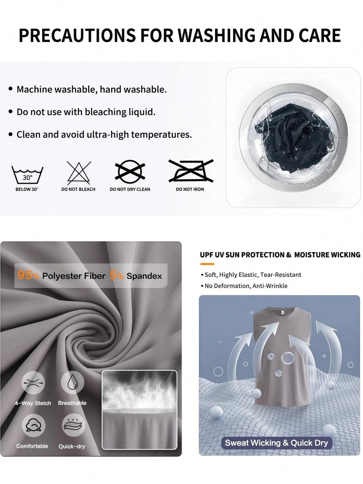 OKP 5 Pack Plus Size Women's Sleeveless Sports Vest, Loose Fit Breathable Workout Tank Tops, Moisture Wicking Yoga Tops, Casual Daily Layering Tanks For Gym, Running,Lounging