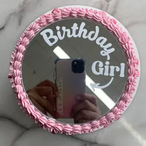 Birthday Girl Selfie Mirror Cake Topper