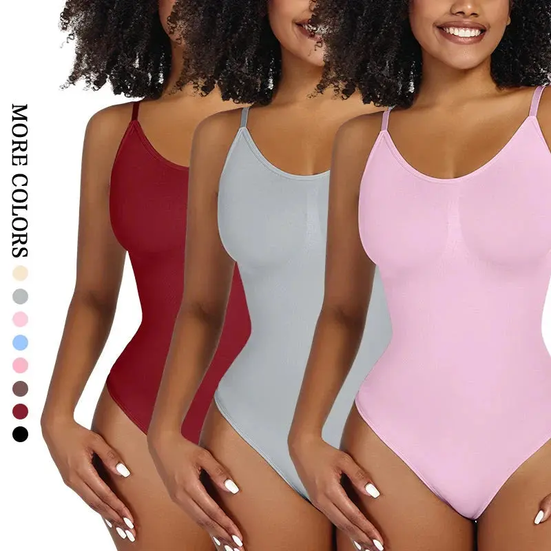 Smoothing Shapewear Bodysuit for Women Faja Thong