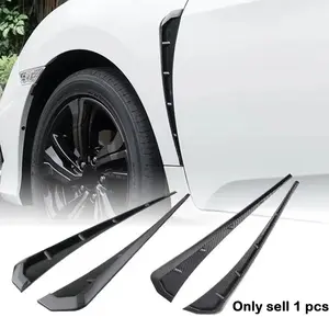 Car Side Wing Blade Fender, Universal Car Side Wing Blade Fender, Car Body Decoration Sticker, Car Decals, Car Exterior Accessories for Car Decoration, Vehicle Exterior Decoration, Crash Guard, Carbon, Racing