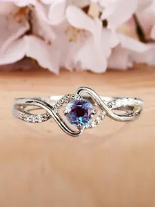 Elegant Rhinestone Cross Decorated Ring, Dainty Stacking Rings, Fashion Stackable Rings, Fashion Jewelry for Party, Daily Clothing Decor, Wedding Engagement Anniversary Party Jewelry Gifts