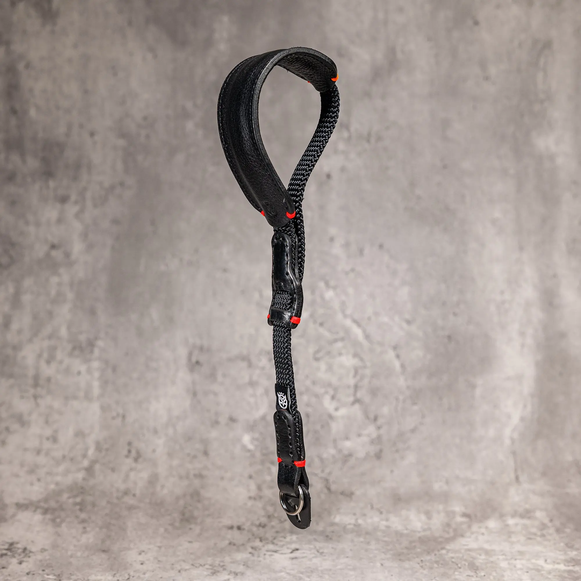 WristFlex Adjustable Padded Camera Strap - Black With Red Accent