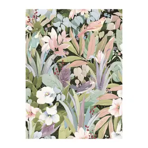 NextWall Blossoming Birds Peel and Stick Wallpaper