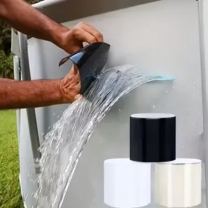 Strong Waterproof Flexible Tape, Maximum Water Resistance, Indoor & Outdoor Use, Home, RV, Roof, Pipes, Pool, /, Transparent Options