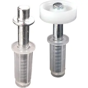 7266 Bi-Fold Door Top Pivot and Guide Wheel (2 Pack), Mill