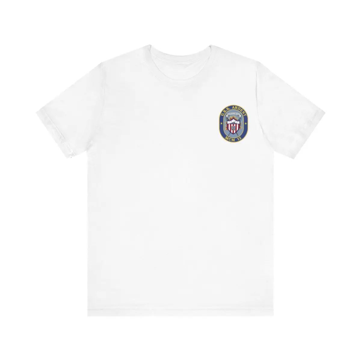 MCM-12 USS Ardent Mine Countermeasures Ship T-shirt US Navy