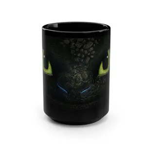 Toothless Dragon Coffee Mug, 11oz/15oz Ceramic, How to Train Your Dragon Movie Mug, Gift Idea