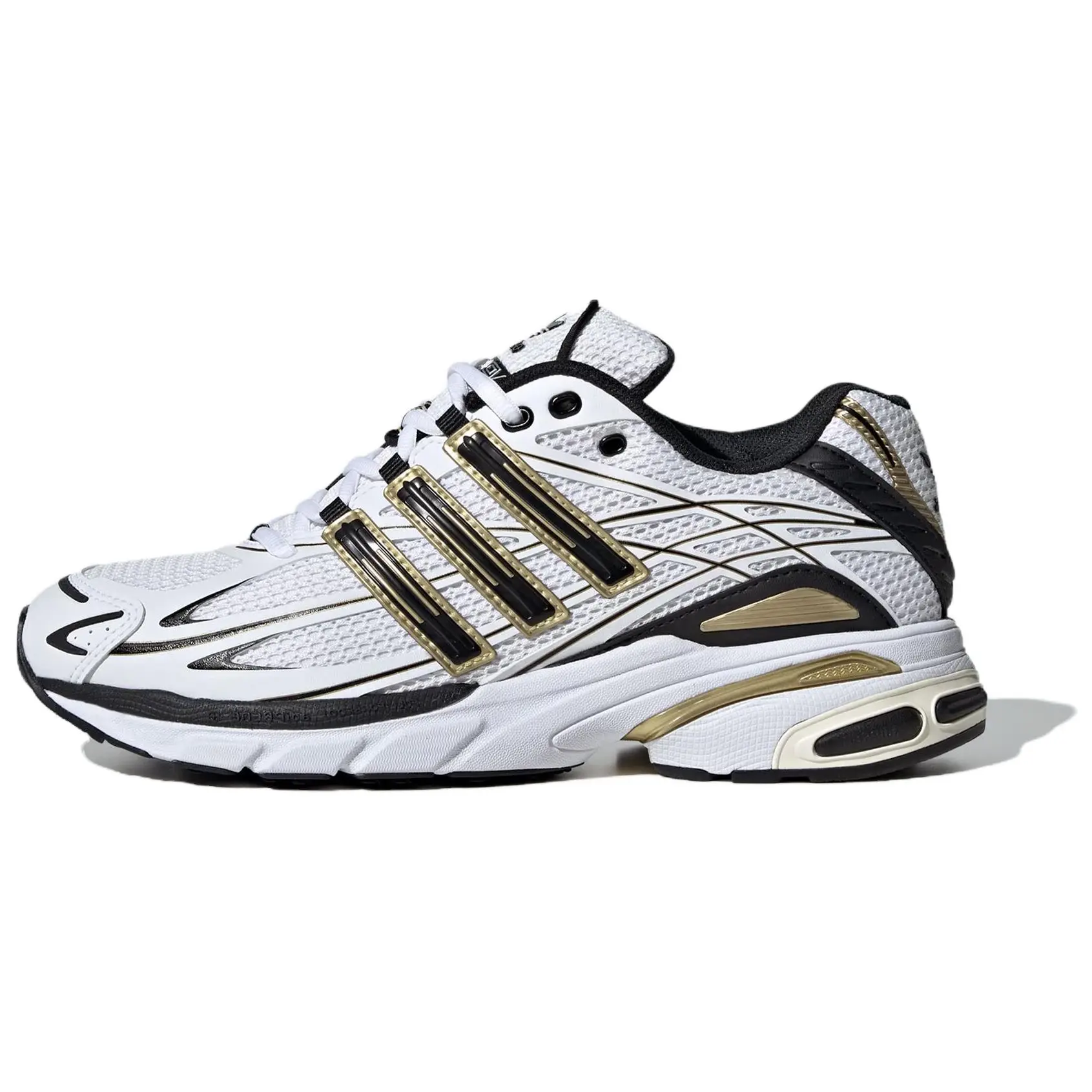 Adidas Adistar Cushion White Black Gold Metallic' Durable Non-slip Low Top Unisex Sneakers IH3386