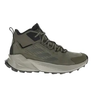 adidas Mens Terrex Trailmaker 2 Mid Leather Hiking Hiking Sneakers Shoes - Green
