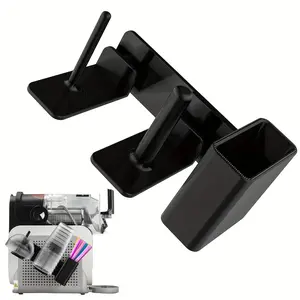 Slushie Machine Cup Organize - 3-in-1 Side-Mounted Cup Organizer for Ninja Slushie Machine FS299 FS300 FS301 Side-Mounted Holder for Cups Lids & Straws Storage Cup Holder Ninja Slushy Accessories