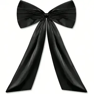 Giant 3D Bow Hanging Ornament with Ribbon Ties - Window, Home, Wedding & Holiday Party Decor | Perfect for Girls' Room, Valentine's Day, Birthday & Tree Topper Decoration
