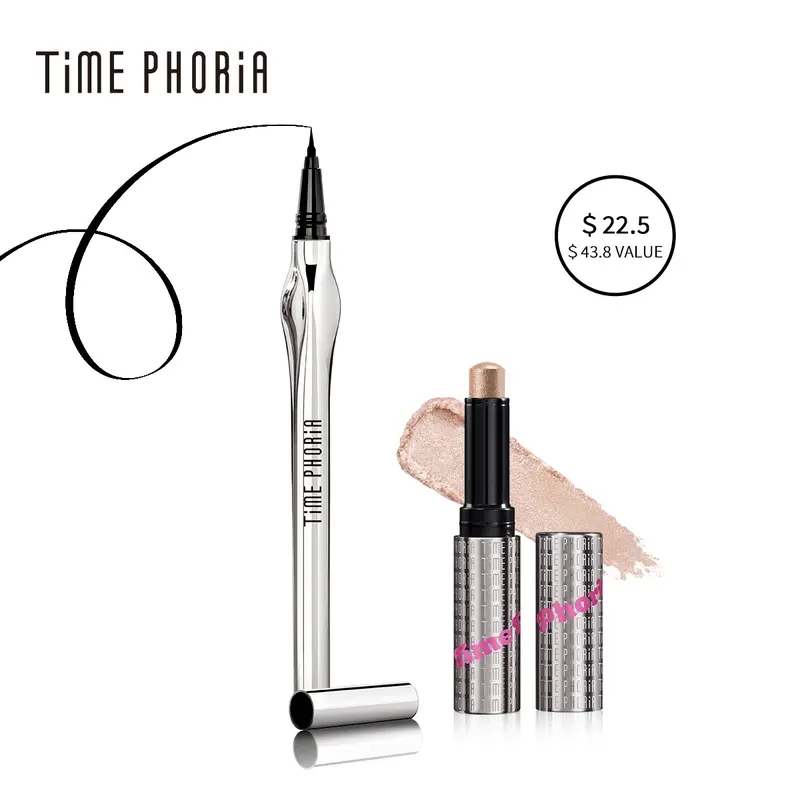 [TIMEPHORIA HOT 2PCS] Dune Hyper-Precision Superstay Eyeliner + Illumina Jelly Eyeshadow Stick