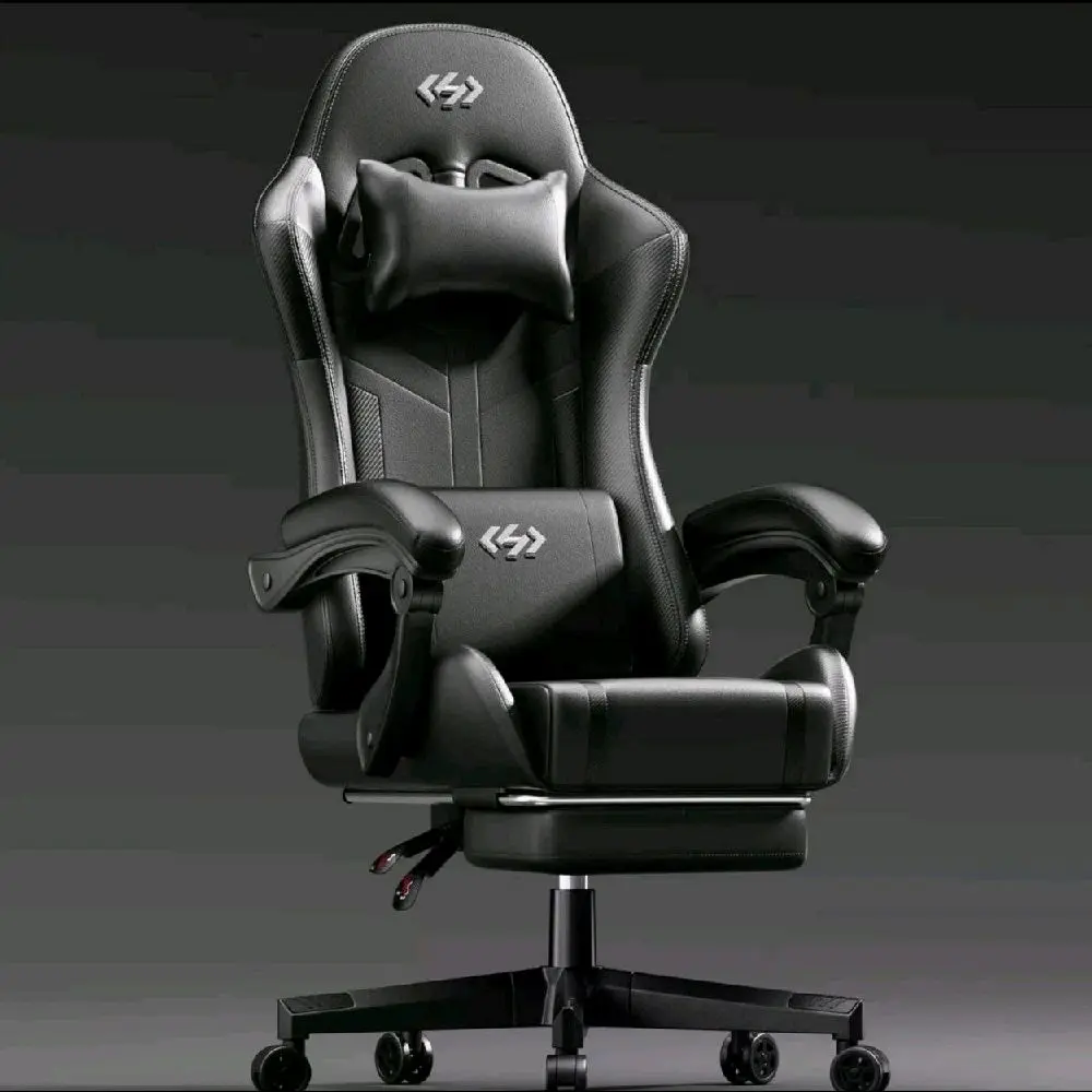 Gaming Chair with Pocket Spring Cushion, Video Game Chair, Gaming Computer Chair