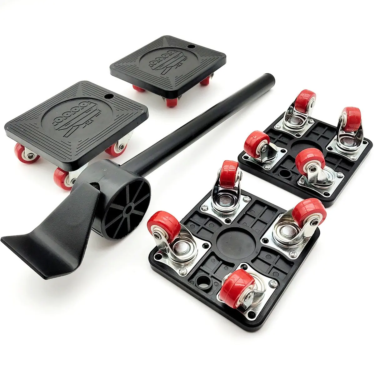 Furniture Mover, Four-Wheel Moving Cart, Lifting Tool Set, Handles Heavy Furniture, Appliances, Refrigerator, Sofa, 300kg Capacity, Heavy Duty, Furniture Moving Wheels