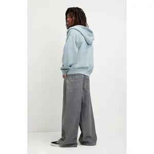 Pacsun Men's Ryder Ultra Baggy Jeans Flames Gray