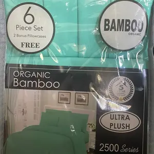 organic bomboo  6 pieces sheet set