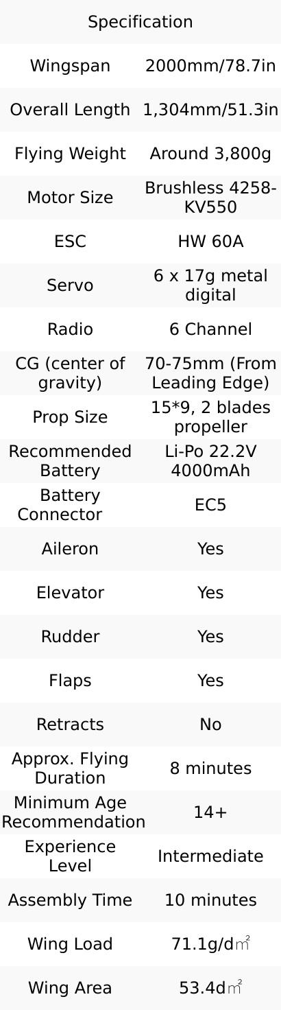 FMS 2000mm (78.7") Beaver V2 Seaplane PNP