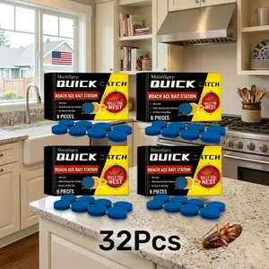 MoonSpry Roach Ace Bait Station forSummer l Try This Right Now! insect-Repellent Cockroach Bait for Kitchen& Home -Whole Nest EliminationCleaner Corn