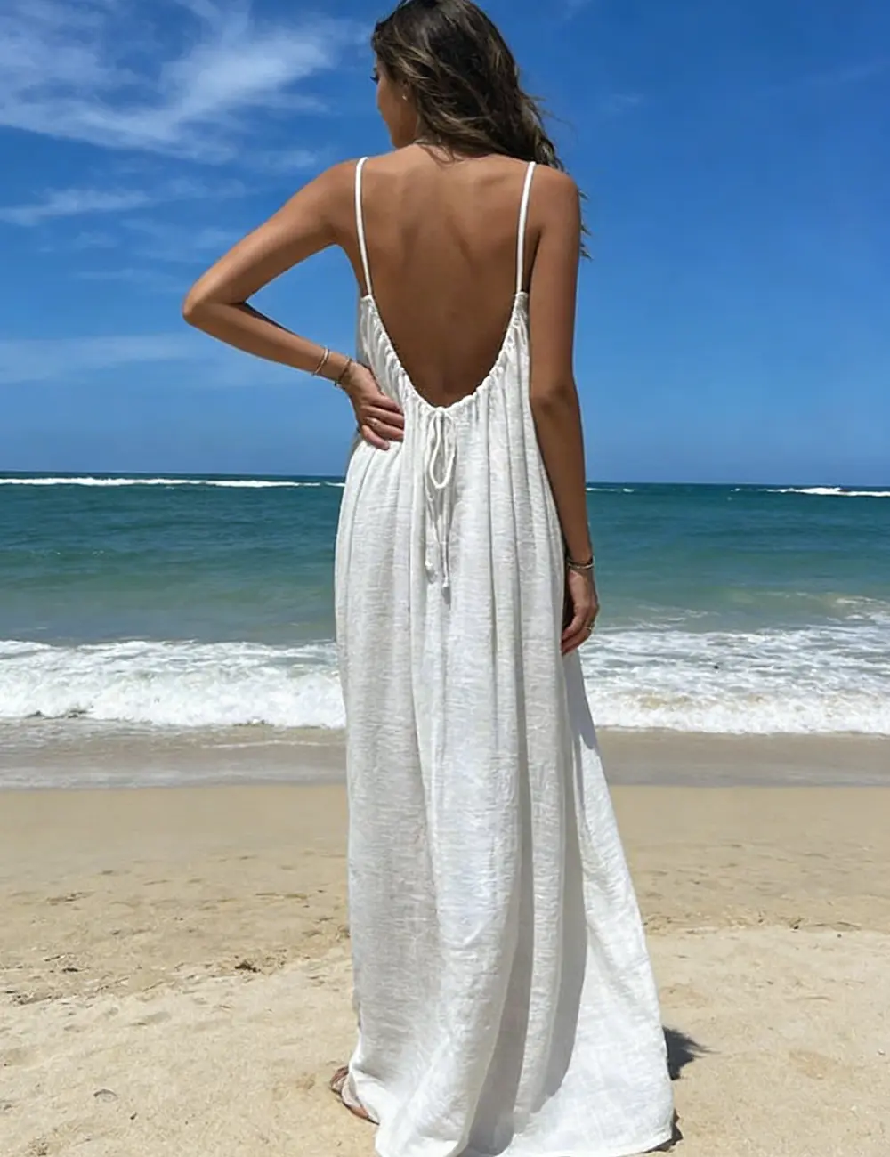 chinese dress ladies Cora Backless Maxi Dress main image 1