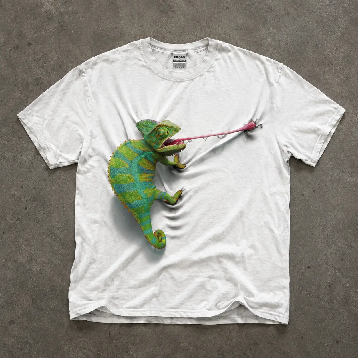 Funny Chameleon Tshirt Sweatshirt Hoodie, Funny Lizard Graphic Shirt, Colorful Long Tongue Design, Cute Animated Movie Inspired Tee, Reptile Lover Gift, Whimsical Cartoon Fan Apparel, Unisex Casual Streetwear