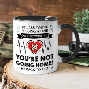 [Back To Class School Nurse Gift] 1pc, School Nurse Mug 11oz With Coaster Makeup Bag, Go Back To Class School Nurse Gift For Birthday Christmas, School Nurse Gift For Women Men, School Nurse Coffee Cup