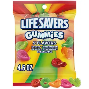 LIFE SAVERS Gummies 5 Flavors, Bulk Pack of 12, 4.6 oz Bags – Fruity Gummy Candy for Sharing & Snacking
