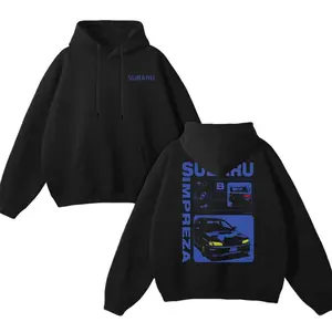 Subaru Impreza Hoodie, JDM Rally Car Graphic Pullover, Cozy Winter Streetwear for Subaru Fans, Unisex Racing Hoodie Gift
